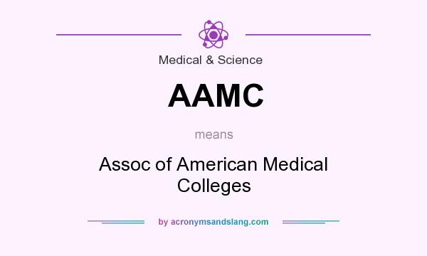 What does AAMC mean? It stands for Assoc of American Medical Colleges