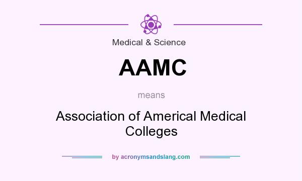 What does AAMC mean? It stands for Association of Americal Medical Colleges