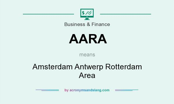 What does AARA mean? It stands for Amsterdam Antwerp Rotterdam Area
