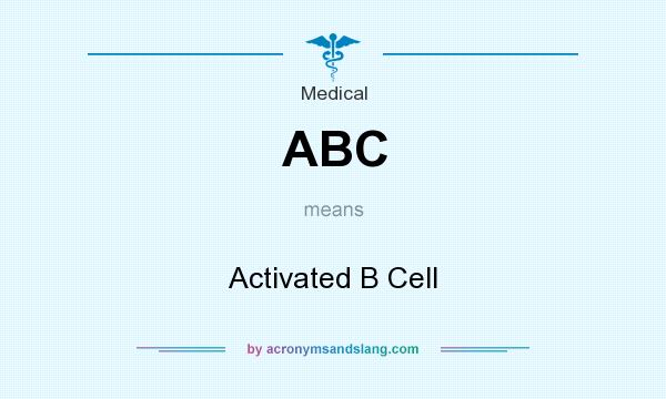 What does ABC mean? It stands for Activated B Cell