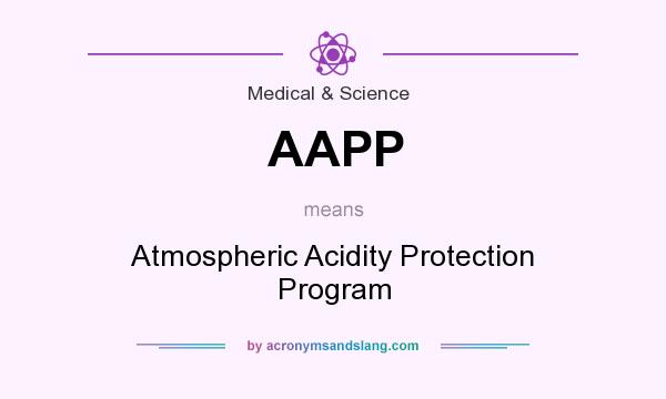 What does AAPP mean? It stands for Atmospheric Acidity Protection Program