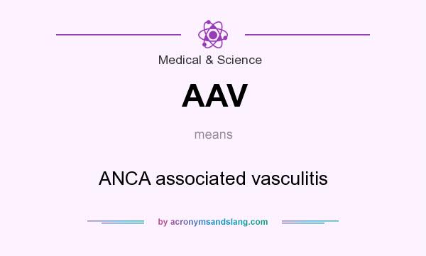 What does AAV mean? It stands for ANCA associated vasculitis