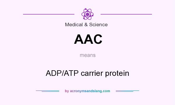 What does AAC mean? It stands for ADP/ATP carrier protein