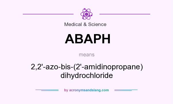 What does ABAPH mean? It stands for 2,2`-azo-bis-(2`-amidinopropane) dihydrochloride