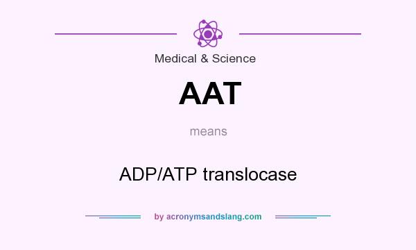 What does AAT mean? It stands for ADP/ATP translocase