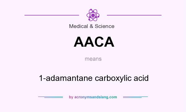 What does AACA mean? It stands for 1-adamantane carboxylic acid