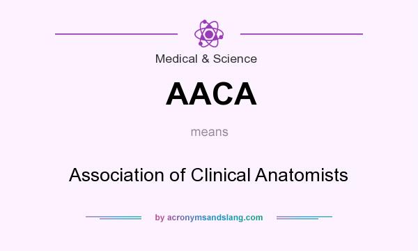What does AACA mean? It stands for Association of Clinical Anatomists