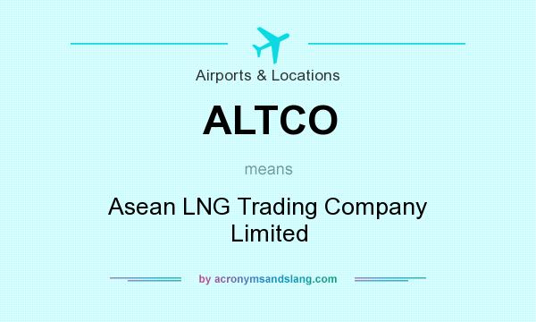 What does ALTCO mean? It stands for Asean LNG Trading Company Limited