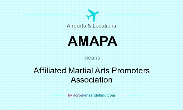 What does AMAPA mean? It stands for Affiliated Martial Arts Promoters Association