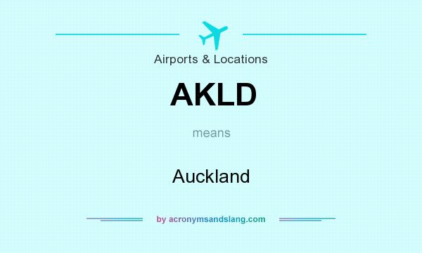 What does AKLD mean? It stands for Auckland