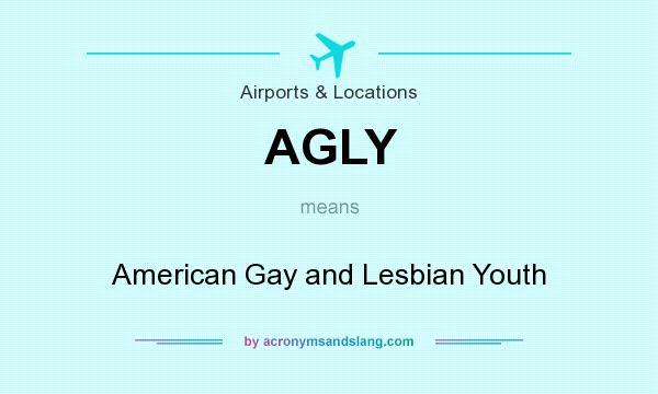 What does AGLY mean? It stands for American Gay and Lesbian Youth