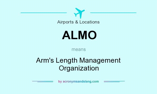 What does ALMO mean? It stands for Arm`s Length Management Organization