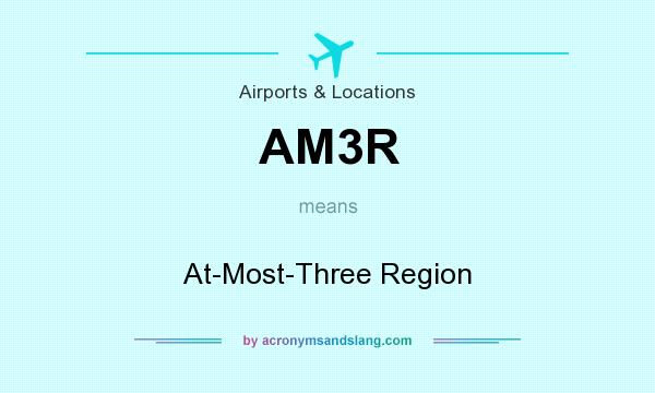 What does AM3R mean? It stands for At-Most-Three Region