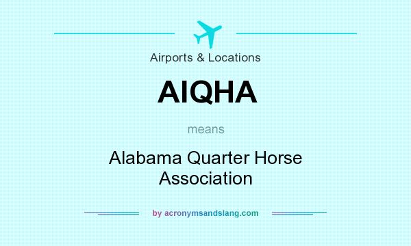 What does AlQHA mean? It stands for Alabama Quarter Horse Association