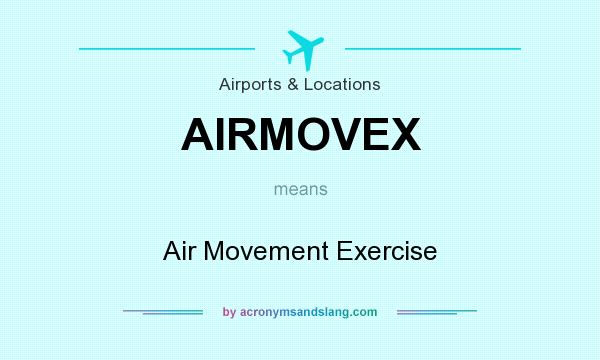 What does AIRMOVEX mean? It stands for Air Movement Exercise