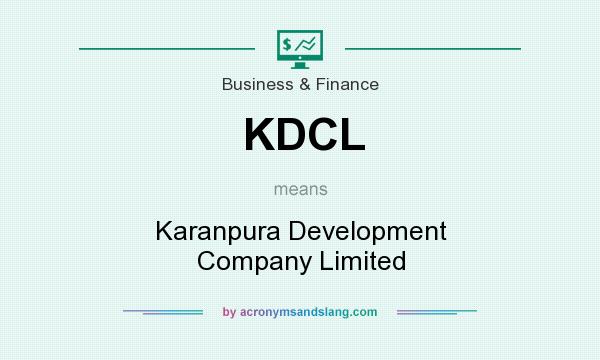What does KDCL mean? It stands for Karanpura Development Company Limited