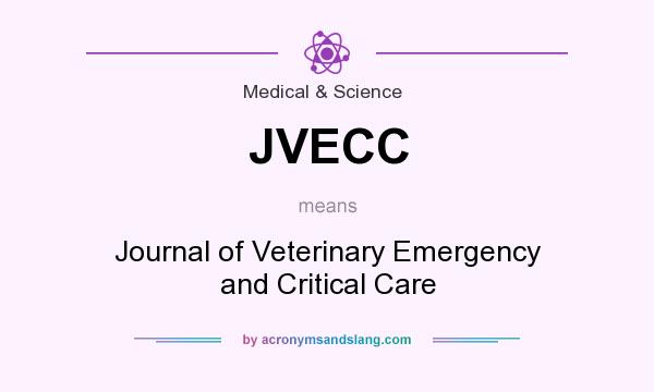 What does JVECC mean? It stands for Journal of Veterinary Emergency and Critical Care