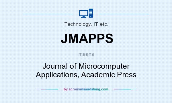 What does JMAPPS mean? It stands for Journal of Microcomputer Applications, Academic Press