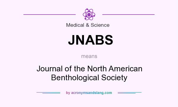 What does JNABS mean? It stands for Journal of the North American Benthological Society