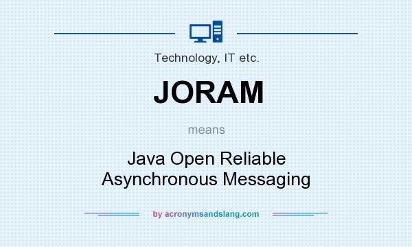What does JORAM mean? It stands for Java Open Reliable Asynchronous Messaging