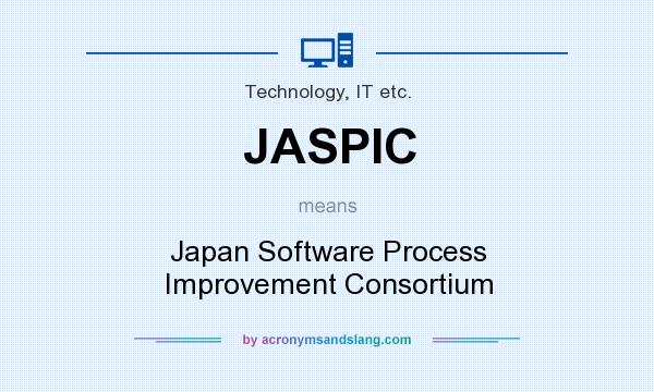 What does JASPIC mean? It stands for Japan Software Process Improvement Consortium