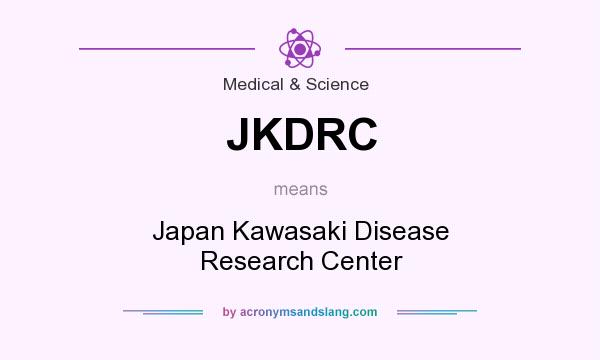 What does JKDRC mean? It stands for Japan Kawasaki Disease Research Center