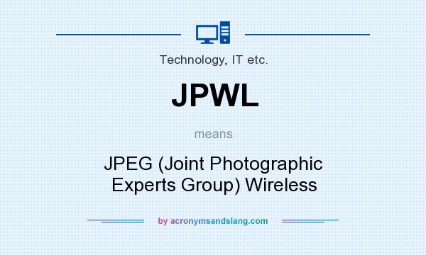 What does JPWL mean? It stands for JPEG (Joint Photographic Experts Group) Wireless