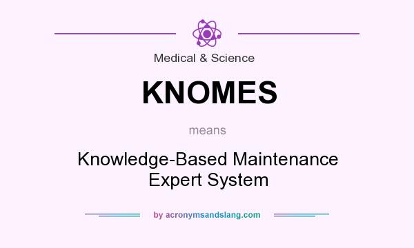 What does KNOMES mean? It stands for Knowledge-Based Maintenance Expert System