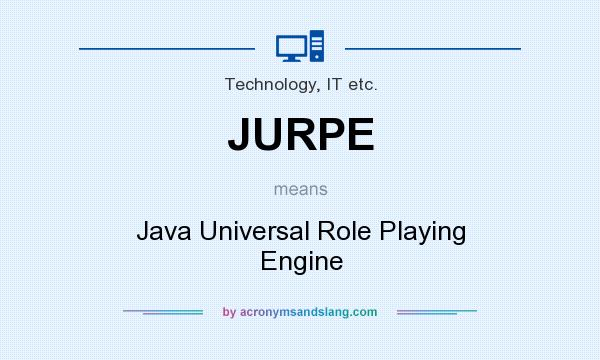 What does JURPE mean? It stands for Java Universal Role Playing Engine