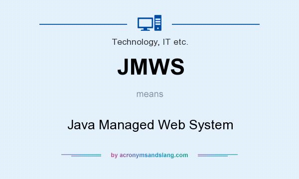 What does JMWS mean? It stands for Java Managed Web System