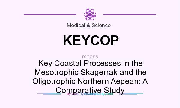 What does KEYCOP mean? It stands for Key Coastal Processes in the Mesotrophic Skagerrak and the Oligotrophic Northern Aegean: A Comparative Study