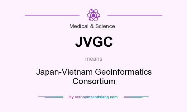 What does JVGC mean? It stands for Japan-Vietnam Geoinformatics Consortium
