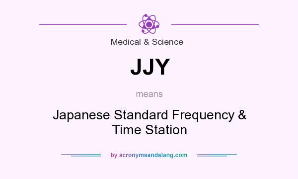 What does JJY mean? It stands for Japanese Standard Frequency & Time Station