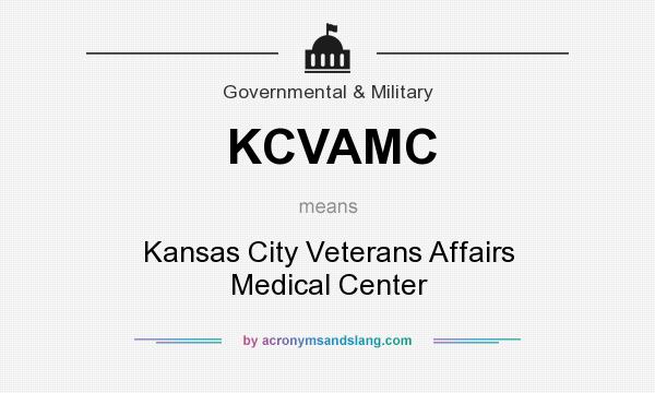 What does KCVAMC mean? It stands for Kansas City Veterans Affairs Medical Center