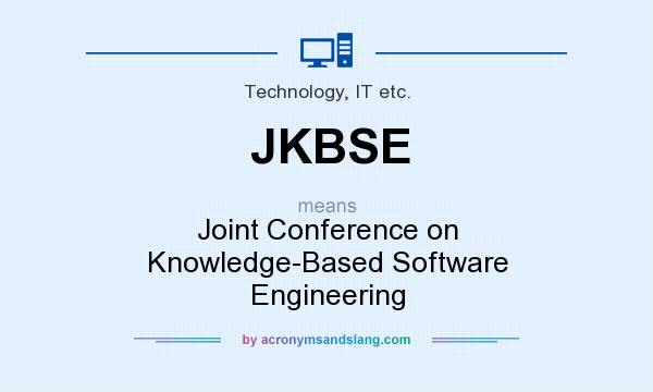 What does JKBSE mean? It stands for Joint Conference on Knowledge-Based Software Engineering