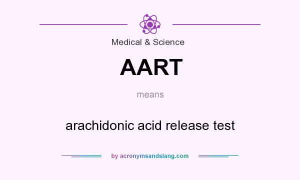 What does AART mean? It stands for arachidonic acid release test