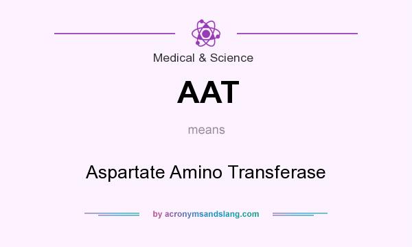What does AAT mean? It stands for Aspartate Amino Transferase