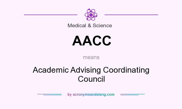 What does AACC mean? It stands for Academic Advising Coordinating Council