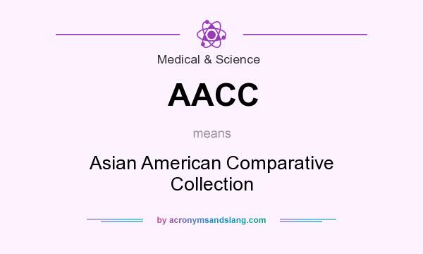 What does AACC mean? It stands for Asian American Comparative Collection