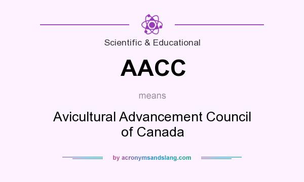 What does AACC mean? It stands for Avicultural Advancement Council of Canada