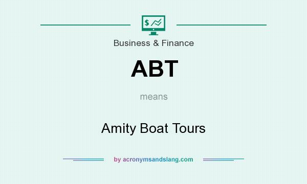 What does ABT mean? It stands for Amity Boat Tours