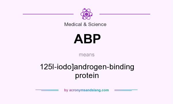 What does ABP mean? It stands for 125I-iodo]androgen-binding protein