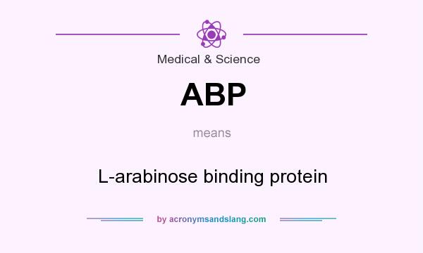 What does ABP mean? It stands for L-arabinose binding protein