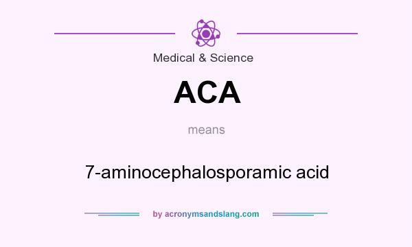 What does ACA mean? It stands for 7-aminocephalosporamic acid