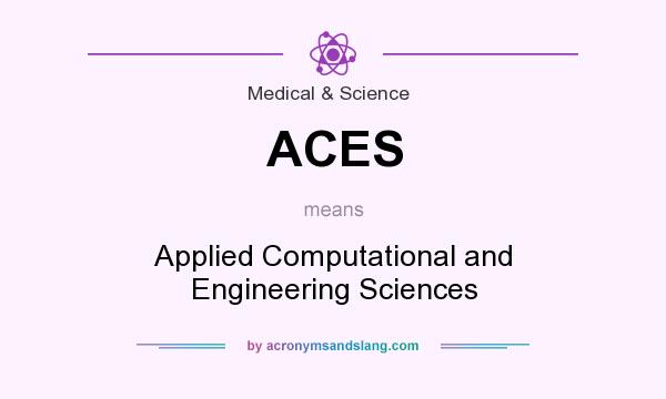What does ACES mean? It stands for Applied Computational and Engineering Sciences