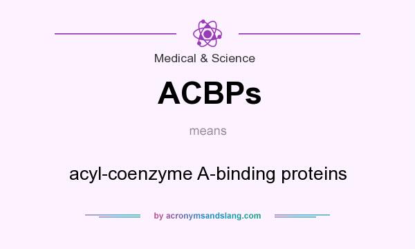 What does ACBPs mean? It stands for acyl-coenzyme A-binding proteins