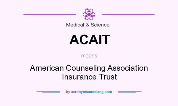 What does ACAIT mean? It stands for American Counseling Association Insurance Trust