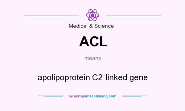 What does ACL mean? It stands for apolipoprotein C2-linked gene