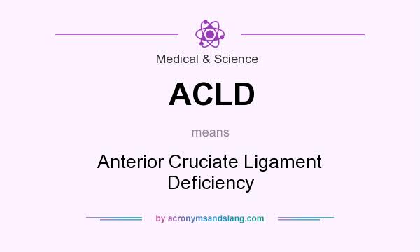 What does ACLD mean? It stands for Anterior Cruciate Ligament Deficiency