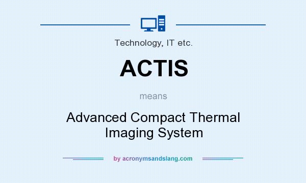 What does ACTIS mean? It stands for Advanced Compact Thermal Imaging System